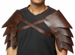 Medieval Viking Leatherlike Shoulder Armor
