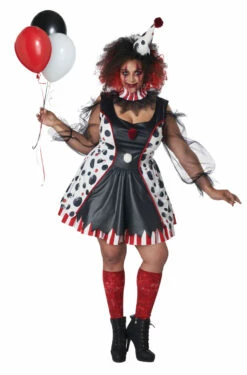 Twisted Clown Woman Plus Costume -Disney Sales 8021 232 TwistedClown 68842.1657901090