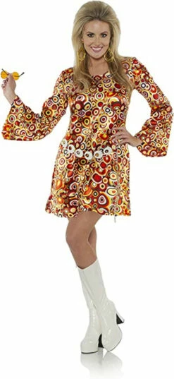 Disco Circle Mini Dress Costume -Disney Sales 81lV3RQRRqL. AC UY741 85296.1675268942