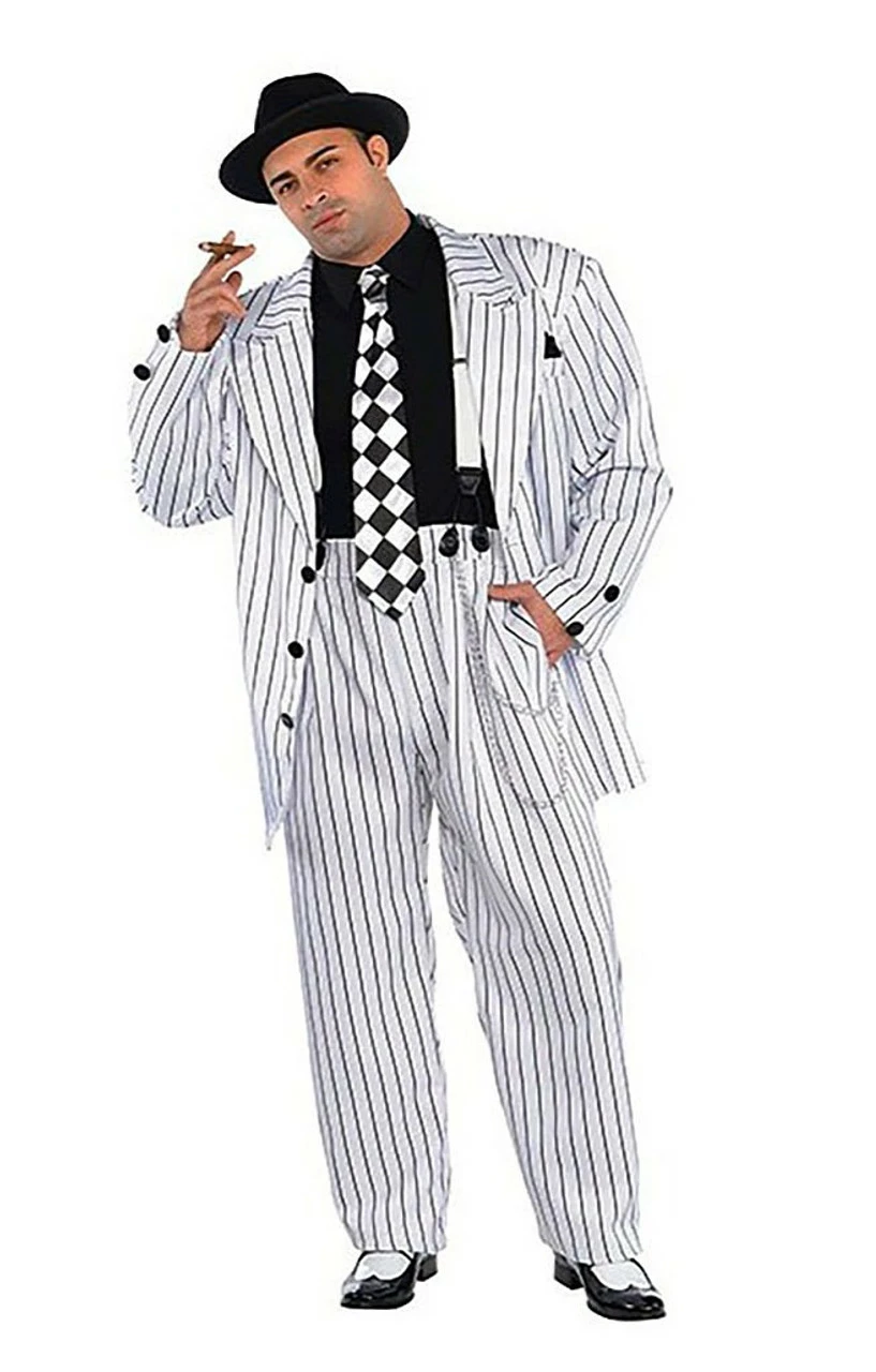 Pinstripe Daddy Plus Costume 3 Pinstripe Daddy Plus Costume