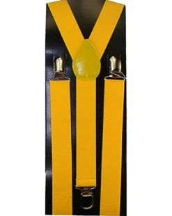 Yellow Adult Suspenders