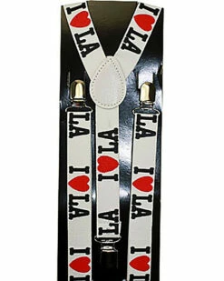 I Love LA Adult Suspenders