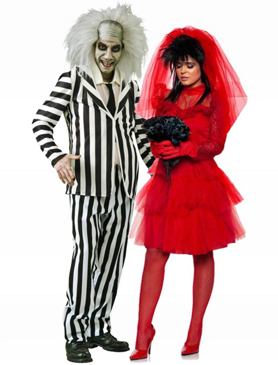 Beetlejuice And Lydia Couple Costume 3 Beetlejuice And Lydia Couple Costume