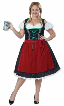 Oktoberfest Fraulein Plus Costume