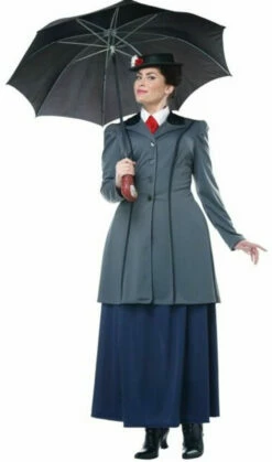 English Nanny Woman Plus Costume -Disney Sales C1785 Mary Poppins 00611.1613953702