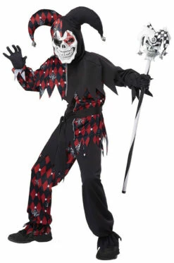 Sinister Jester Costume Child