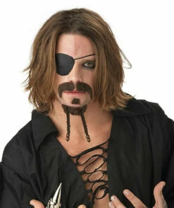 Pirate Moustache & Chin Patch