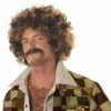 Disco Dirt Bag Wig & Mustache -Disney Sales CW70034Z 62633 88568.1592486788