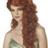 Mermaid Wig Auburn 1 Mermaid Wig Auburn -Disney Sales CW70200Z 04037.1661949816