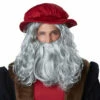 Renaissance Man Wig And Beard -Disney Sales CW70233Z 89460 91614.1592489226
