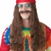 Hippie Man Wig & Mustache -Disney Sales CW70666Z 73696 54846.1592485429