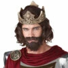 Medieval King Brown Wig