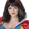 Disney Snow White Adult Brown Wig -Disney Sales CW70821Z 55908 09442.1592485526