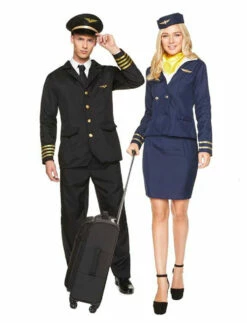 Couple Pilot And Stewardess -Disney Sales Couples Pilot 68523.1666201099