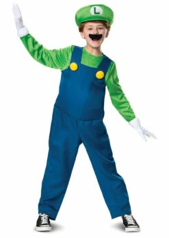 Super Mario Luigi Deluxe Child Costume