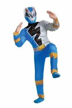 Power Rangers - Blue Ranger Beast Morpher Muscle Costume