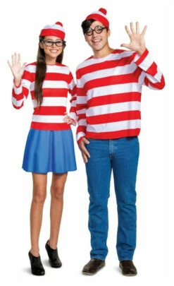 Where's Waldo And Wenda Couple Costume