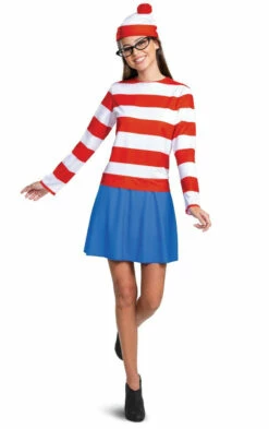 Where's Waldo Adult Wenda Costume
