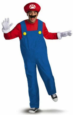Super Mario Deluxe Mario Adult Costume