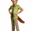 Disney Zootopia Nick Fox Wilde Costume -Disney Sales D99838Z 89727 99281.1592494501