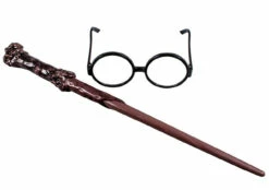 Harry Potter Wand And Glasses Kit