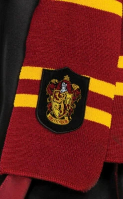 Harry Potter Gryffindor Knit Scarf With Gryffindor Patch -Disney Sales DA108149 Azfull 15302.1597358782