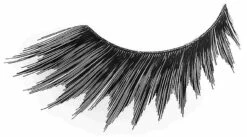 Black Peaked Eyelashes