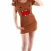Domo Brown Dress -Disney Sales EL402630Z 41136 61246.1592484607