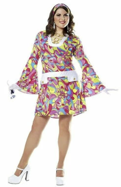 Coloful 70s Groovy Costume