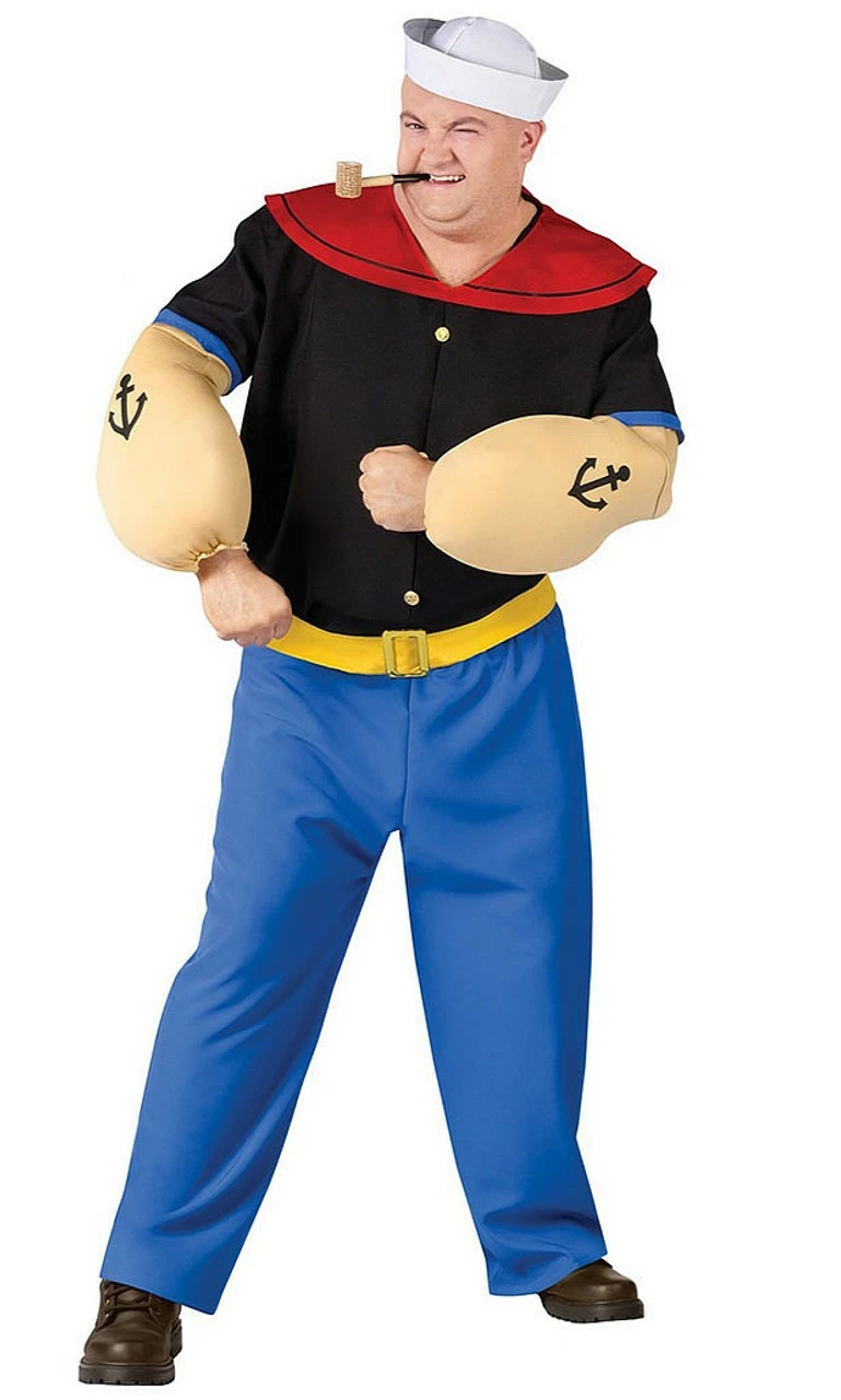 Popeye Plus Size Costume 3 Popeye Plus Size Costume