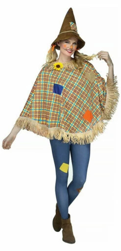 Scarecrow Poncho Adult