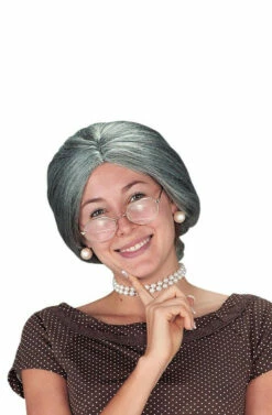Old Granny Grey Wig