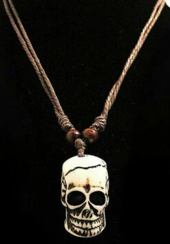 Skeleton Head String Necklace