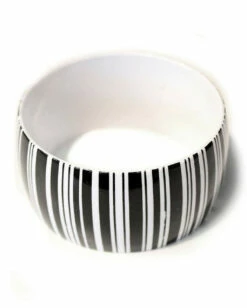 Geometric Black & White Bangles Design 3