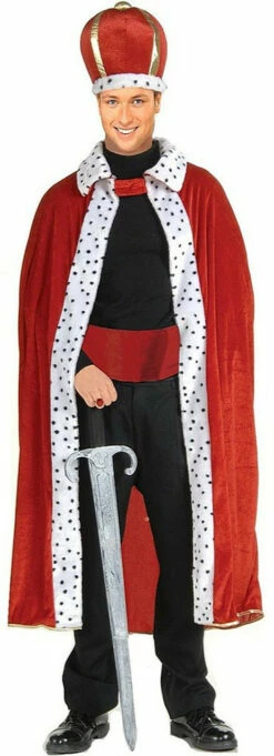 King Robe And Crown Adult Set