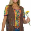 Hippie Vest Adult Women 1 Hippie Vest Adult Women -Disney Sales FN61662Z 47300 69556.1592486695