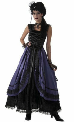 Purple Gothic Dress Costume