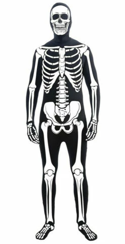 Skin Suit Skeleton Costume