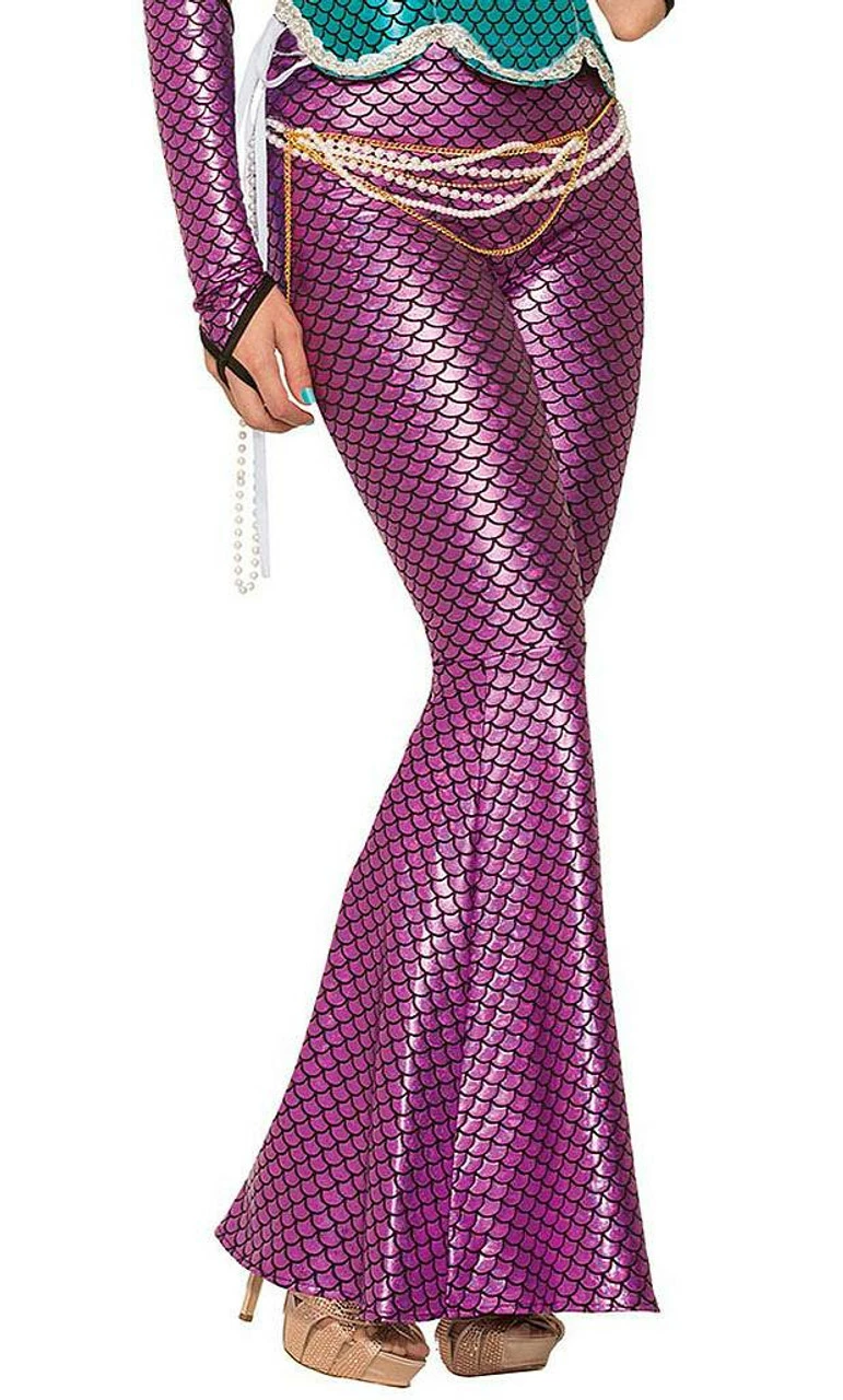Mermaid Magenta Leggings 3 Mermaid Magenta Leggings