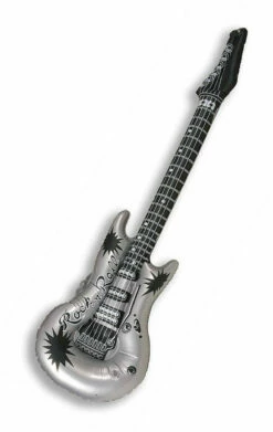 Inflatable Guitar Silver
