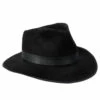 Black Gangster Hat Deluxe