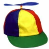 Multicolored Propeller Beanie Hat