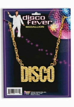 70's "Disco" Gold Necklace