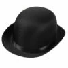 Black Satin Derby Bowler Hat -Disney Sales FNA63836Z 85458 34855.1592486811