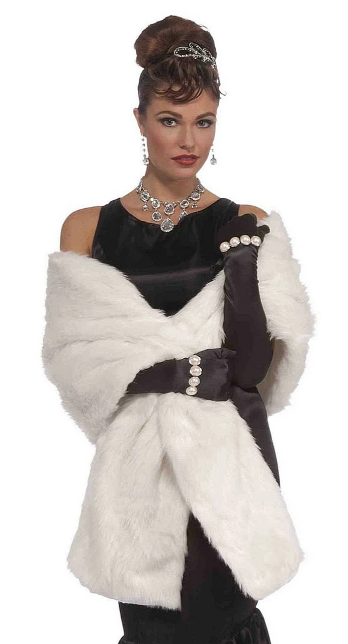 Faux Mink Stole 3 Faux Mink Stole