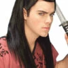 Asian Warrior Black Wig -Disney Sales FNW57360Z 19127 31310.1592486597