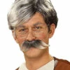 Gepetto Grey Wig & Mustache -Disney Sales FNW59404Z 80494 69152.1592486486