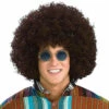 Jumbo Hippie Afro Brown Wig -Disney Sales FNW61839Z 17208 28566.1592497160
