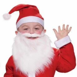 Child Santa Beard & Moustache
