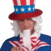 Uncle Sam Wig And Beard Set